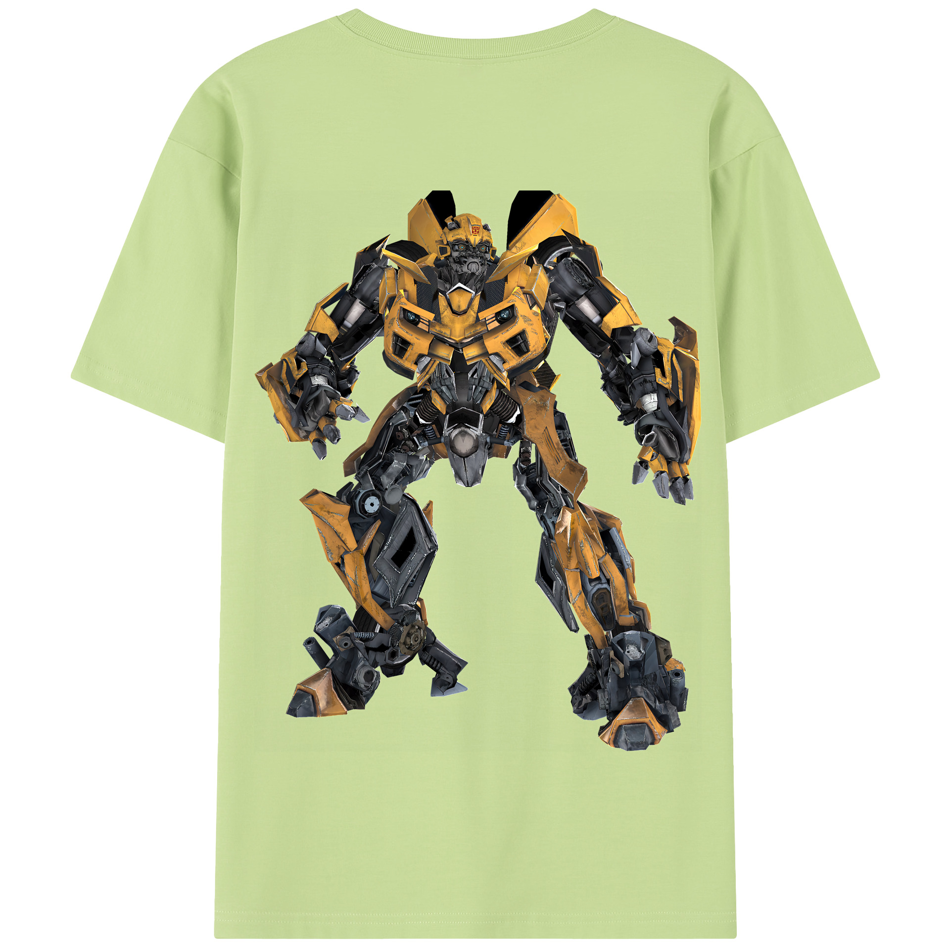 （画像用） Transformers トランスフォーマー 綿100％半袖Tシャツ（背面プリント）